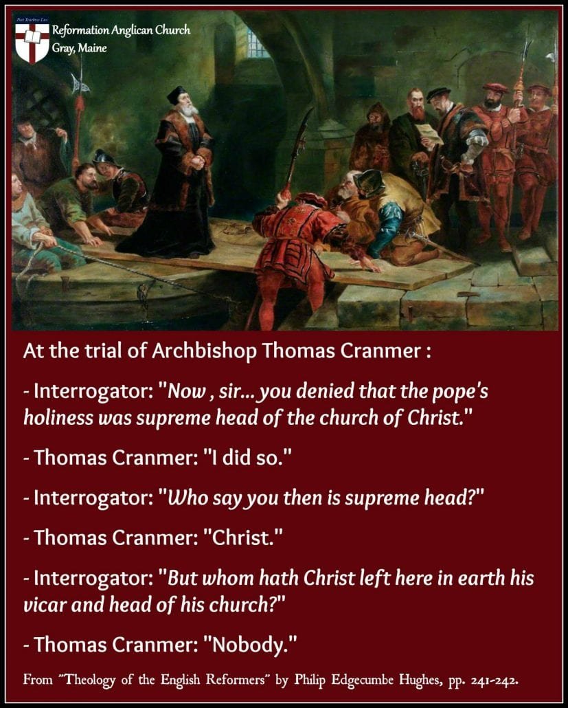 Cranmer's Trial